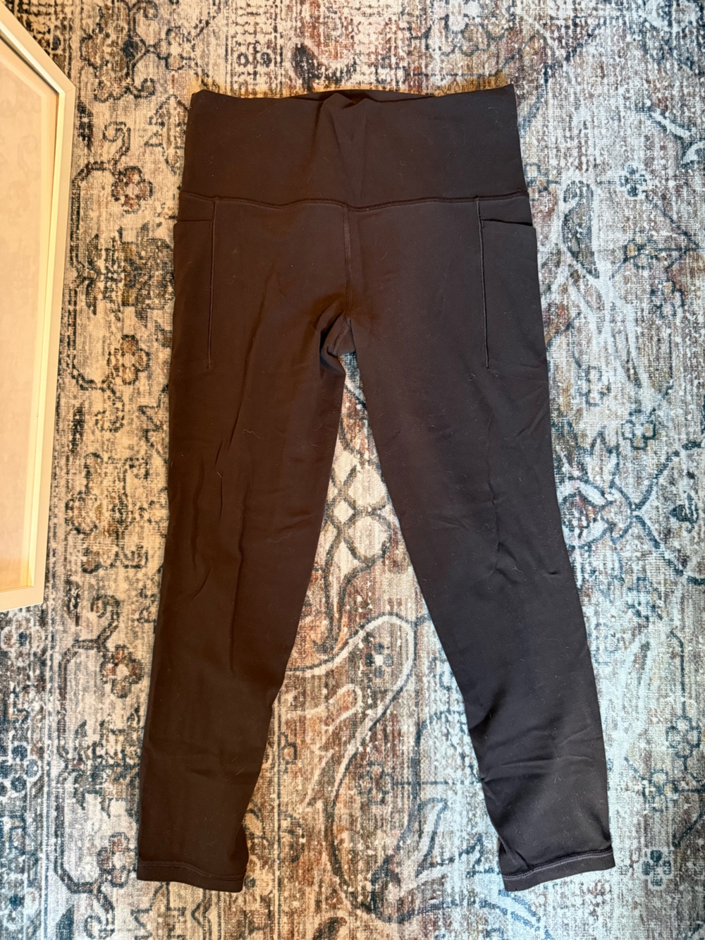 Athleta Brown Salutation Stash 7/8 Leggings